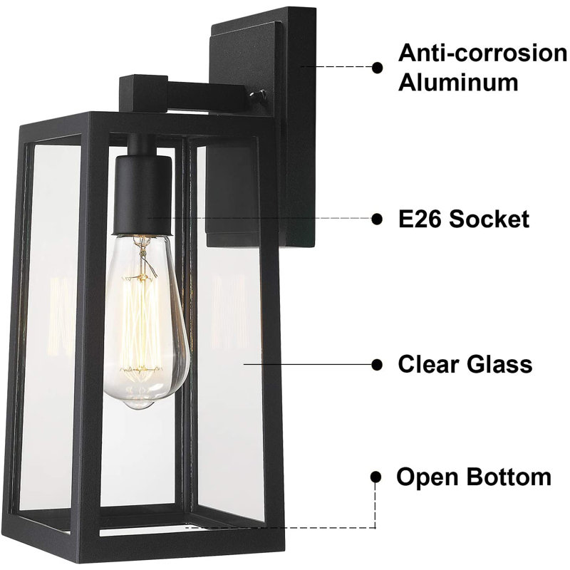 14'' 1-Light Outdoor Wall Light
