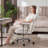Ergonomic Executive Chair with Headrest, Padded Armrest and Footrest-856873569