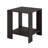 2-Tier End Table with Open Storage Shelf