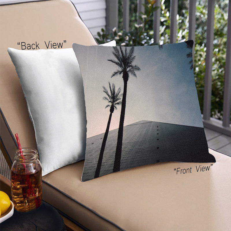 Coussin Plants Palm Tree 44, Microsuède