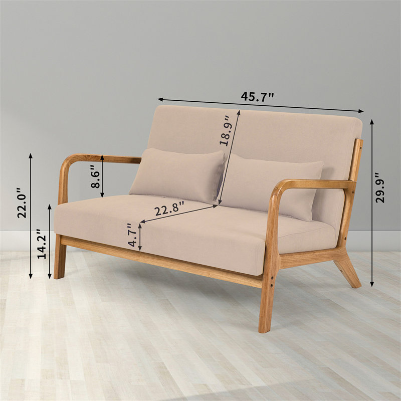 Fauteuil rembourré, Beige