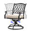 Chaise de patio pivotante avec coussins Banski-168120587