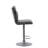 Palmer Swivel Upholstered Adjustable Height Counter Stool with Metal Frame-467704723