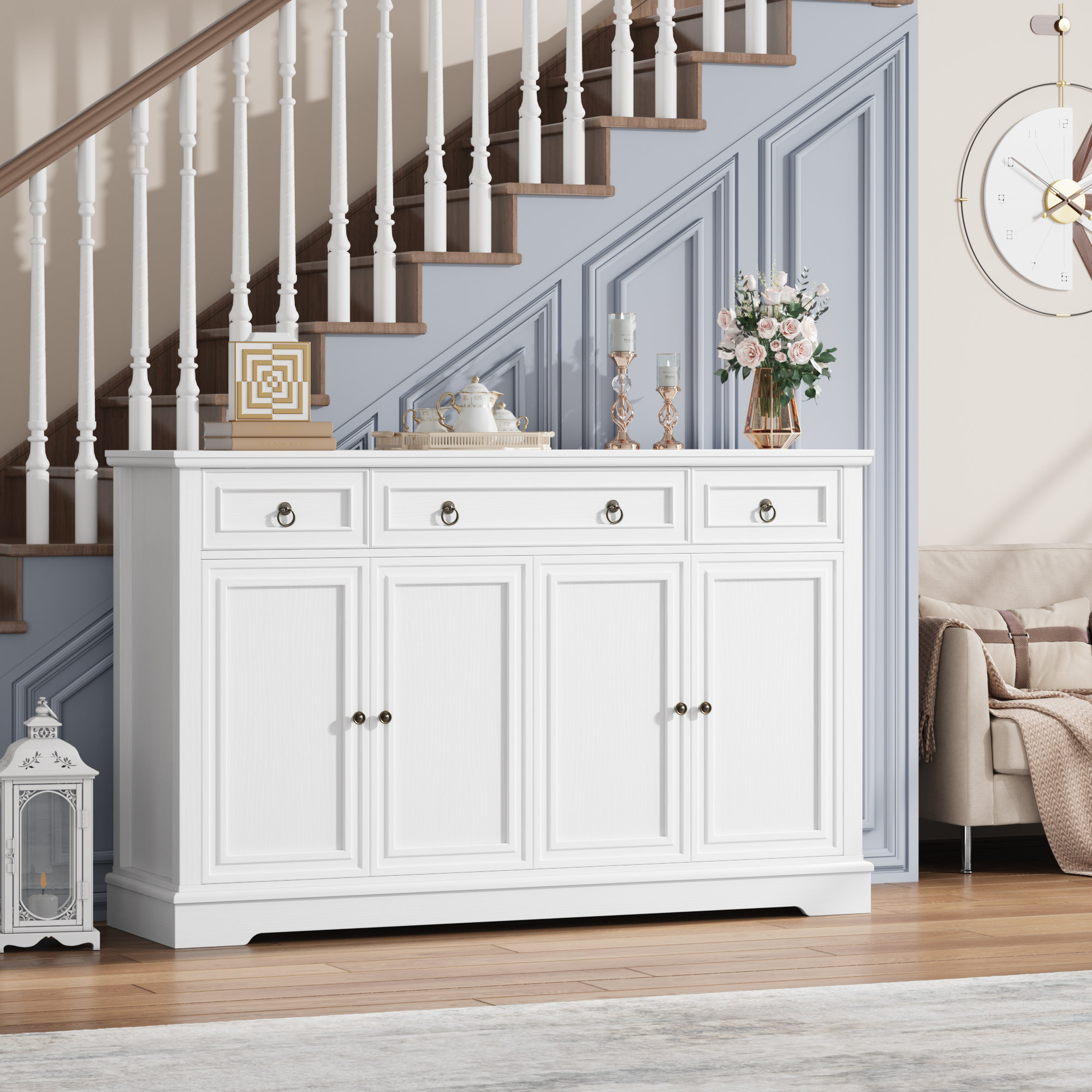 Wayfair Buffets Winston Porter Shondolyn 54'' Sideboard Buffet with Drawers, Credenza ...