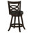 Blevice Wood Swivel Counter Stool Cappuccino-81643035