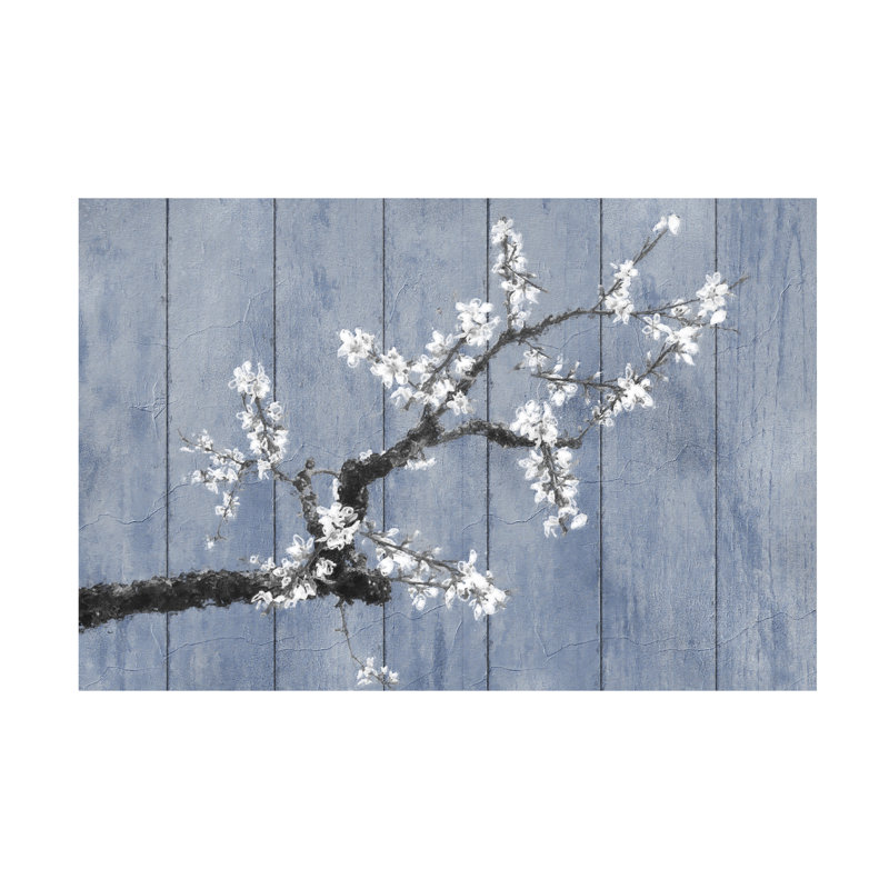 Art sur toile Sasha Wedgewood and Blossoms, H 12 po x l 19 po