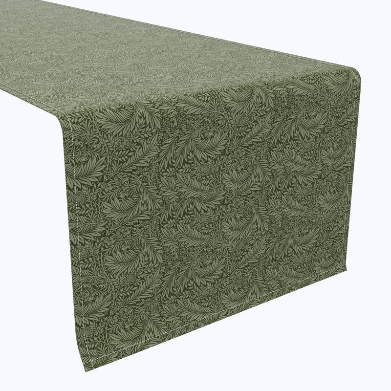 East Urban Home 100% Cotton Table Runner Botanical Floral Print Multicolor, 108" x 16"
