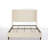California King Tall Headboard Chenille Upholstered Bed-303469306-309375363