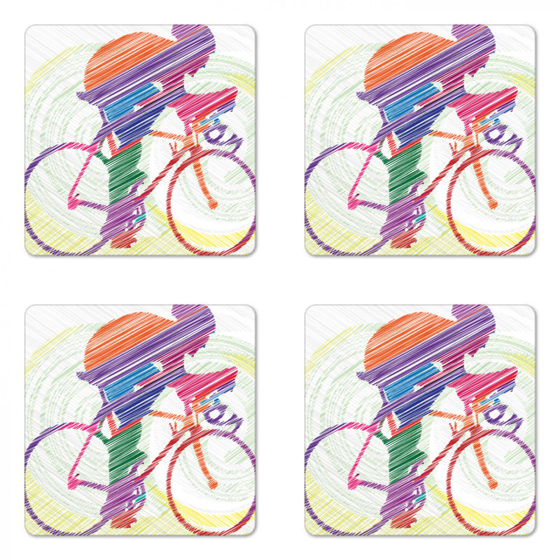 Square 4 Piece Coaster Set