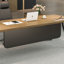 Bureau de direction en bois massif avec tiroirs Burlywood-1873116110-1873116114