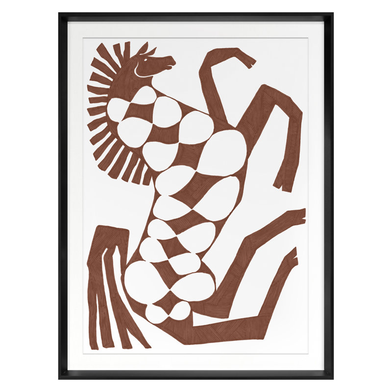 «Beasts of Eden 28» par Amaral, Melanie, Noir, H 20 po x l 15 po