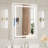 Kassady Recessed & Surface LED Lighted Bathroom Medicine Cabinet, 3-Color, 2 Outlets, Defog Mirror-31061368-23864978
