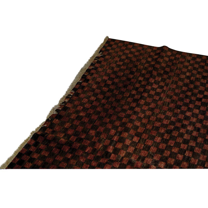 Wool Plaid Area Rug
