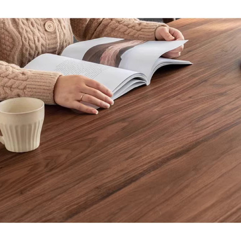 Ensemble de table de salle à manger en bois massif de style nordique, H 29,5 po x L 62,9 po x l 27,5 po