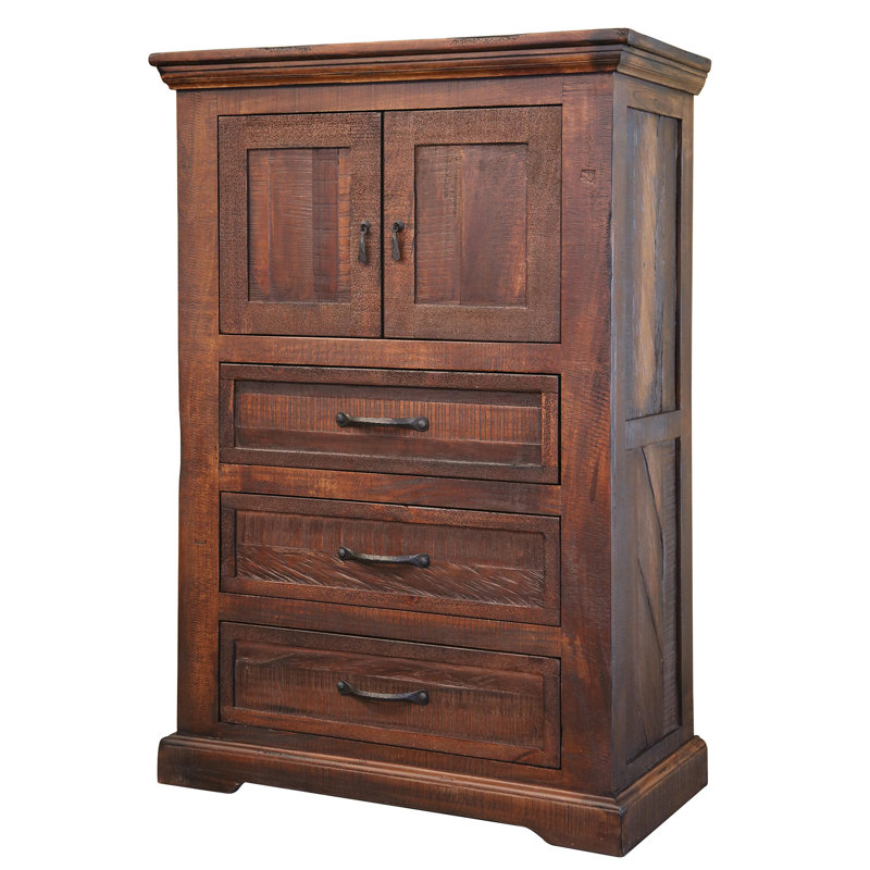 Commode 3 tiroirs 2 portes Ariana