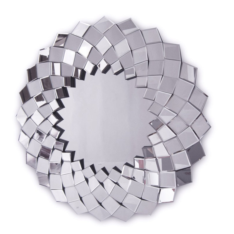 Sandra Glass Flat Wall Mirror