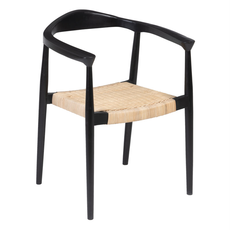 Izobel 44.5cm H Solid Wood Wishbone Armchair