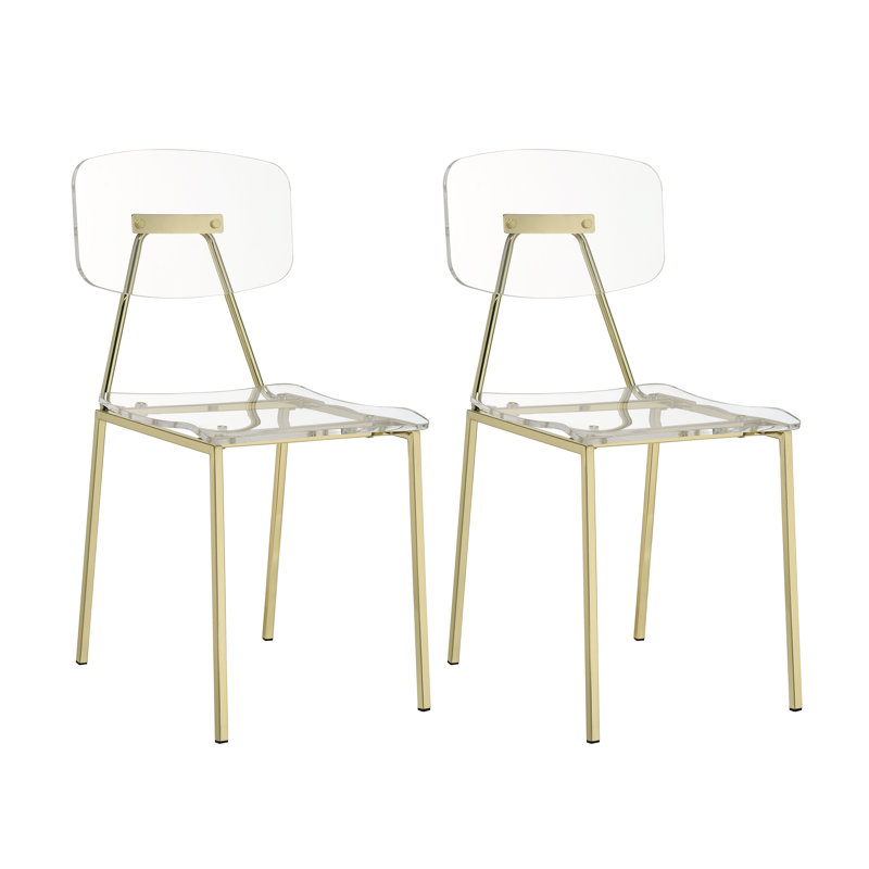 Finley Dining Chair, Set of 2 - Finish, Gold