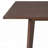 Rustic Farmhouse Rectangular Dining Table with Solid Wood Frame (60", Walnut)-1718405696
