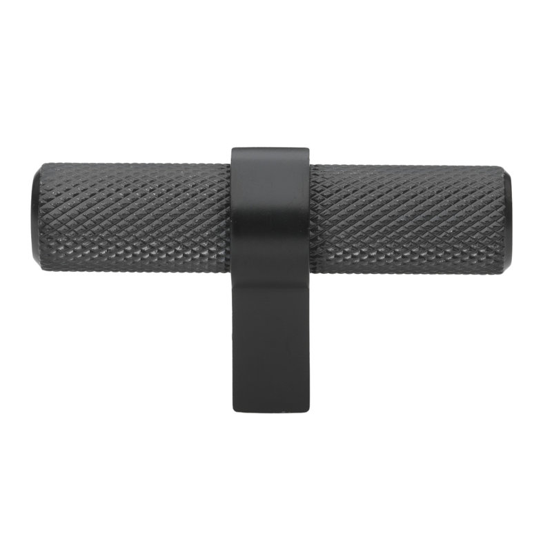 Pinnacle Collection GlideRite Hardware European Solid Bar Pull, Matte Black 