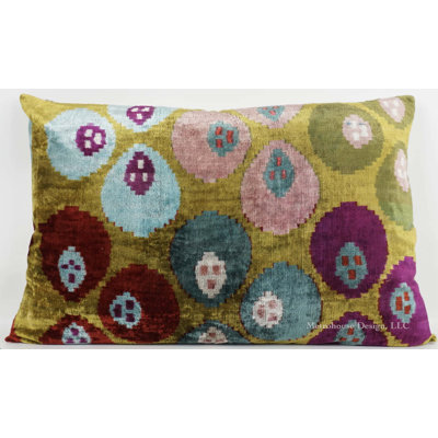 Bason Velvet Lumbar Pillow Cover & Insert