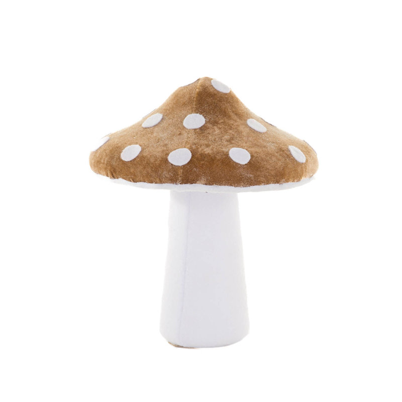 Champignon blanc légèrement scintillant, Brun / blanc