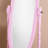 Traditional Queen Anna Style Wood Floor Cheval Mirror, Pink Finish