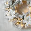 Couronne de Noël éclairée 24 po Heyder