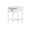 48cm W Manufactured Wood Bedside Table