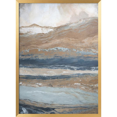 Abstract "Rugged Terrain" Framed Print Wall Art