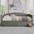 Twin Size Daybed With Extended Pop Up Trundle, Upholstered Sofa Bed Daybed, Space-Saving Twin To King Design, Perfect For Guest Room, Velvet, Gray(Old SKU:BS701P191964E)-637971631