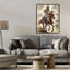 Cheval galop et cowboy, estampe numérique, design par Kim Allen-62209090-62209093