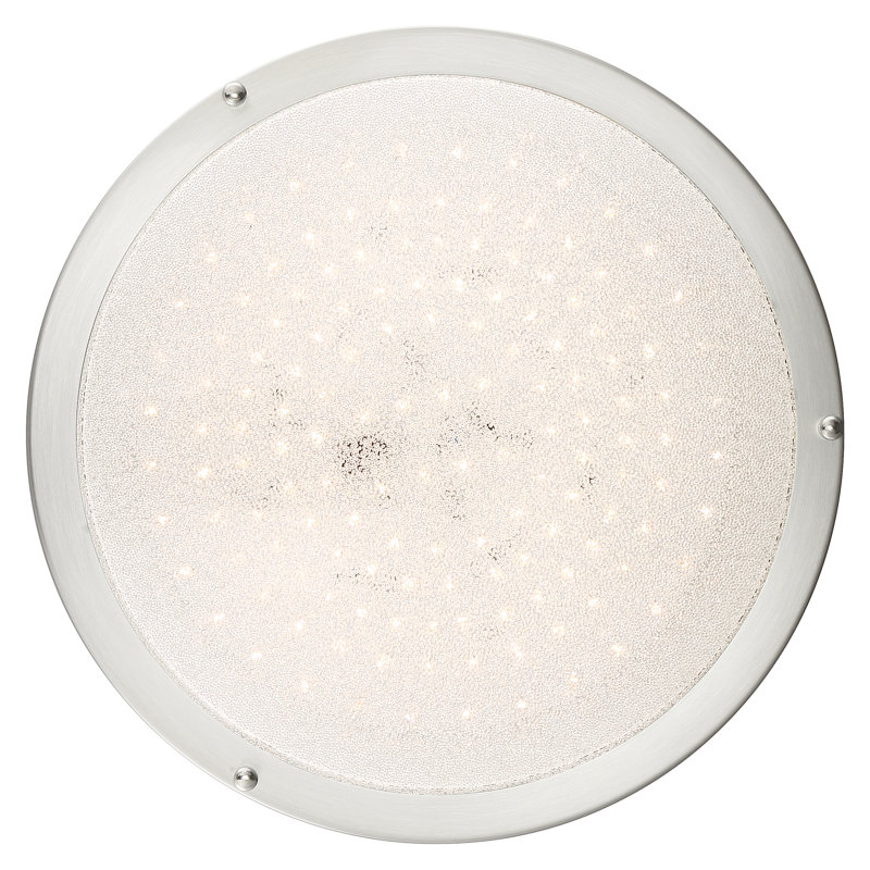 Plafonnier encastré 1 lumière à DEL Serife, H 4 po x l 14 po x P 14 po