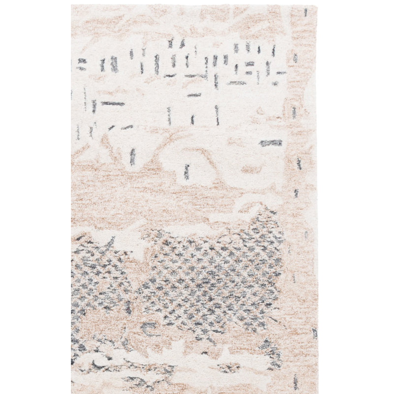 Harvest 101 Hand Tufted Wool; Cotton Abstract Rug, Runner 2'3" x 9'