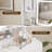Vanity Desk Set With Square Mirror And Light, Small Vanity Table With Drawers
