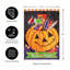 Drapeau d'Halloween seau de citrouille