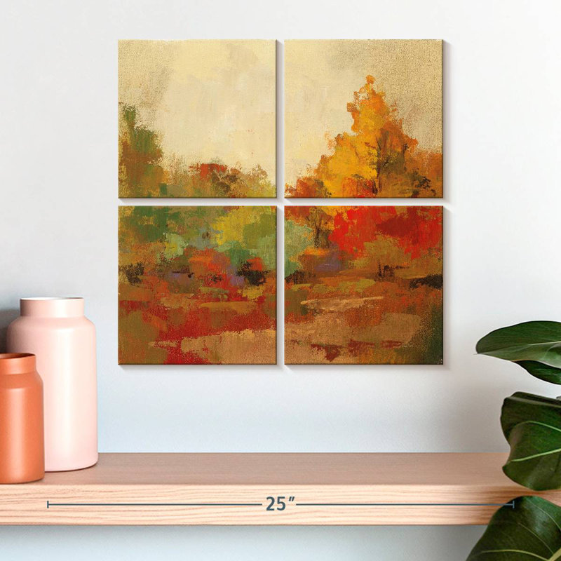 Avery Fall Forest III, 18" H x 18" W