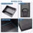 21" X 17" Stainless Steel Shower Niche Double Shelf, Gunmetal Black-1436792763-1436792756