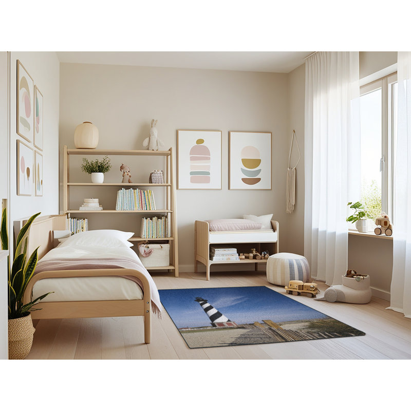 Tapis bleu de phare, Rectangle 4 pi x 6 pi