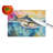 Striped Bass Glass Cutting Board Large