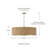 Donovan 4 - Light Dimmable Drum Chandelier