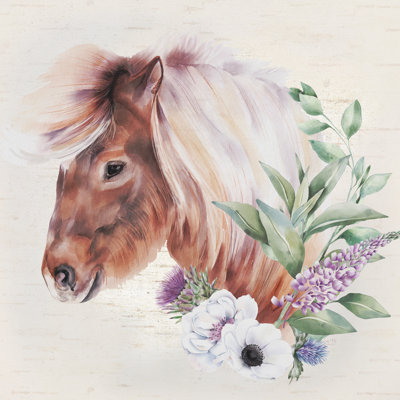 Paisley le poney sur toile