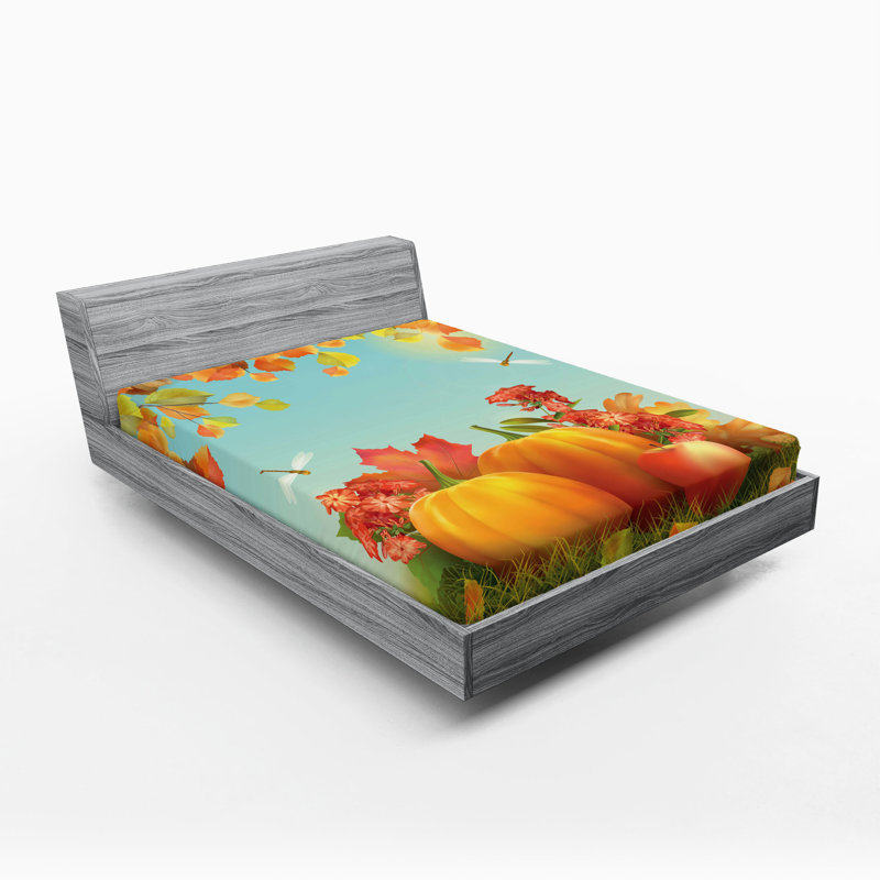Ensemble de 2 drap-housse Ambesonne Harvest, King Fitted Sheet