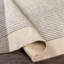 Tapis rayé en laine brun clair / gris anthracite / gris Tina-1914005018