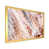 Impression dorée sur toile encadrée