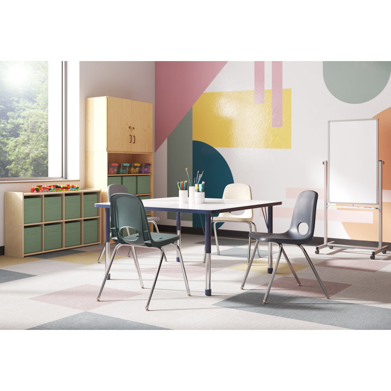 Freestanding Reversible Magnetic Medium - 4' - 6' Whiteboard, 59" H x 27" W