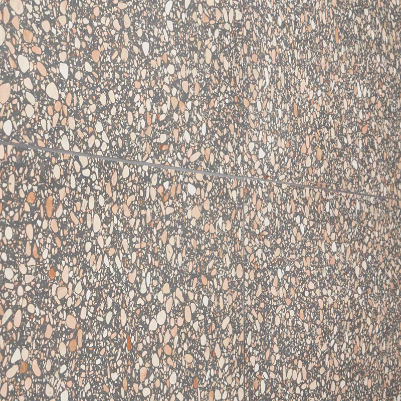 Terrazzo Italy 24x24 Honed Terrazzo Tile, Dolce Rina Gray