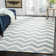 Fegley Chevron Wool Hand Woven Area Rug