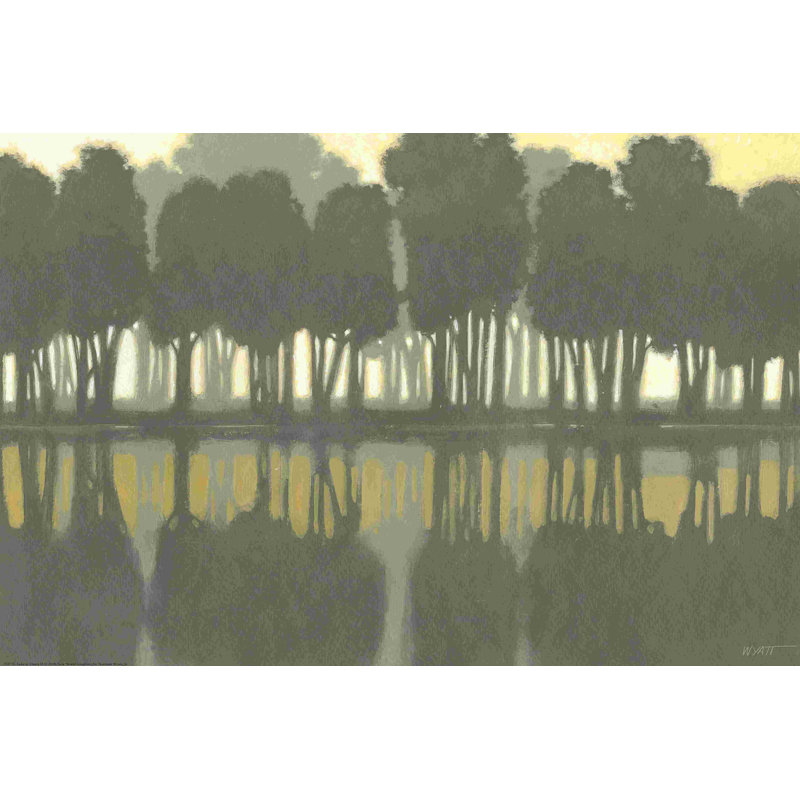Lake At Dawn II, H 24 po x l 36 po