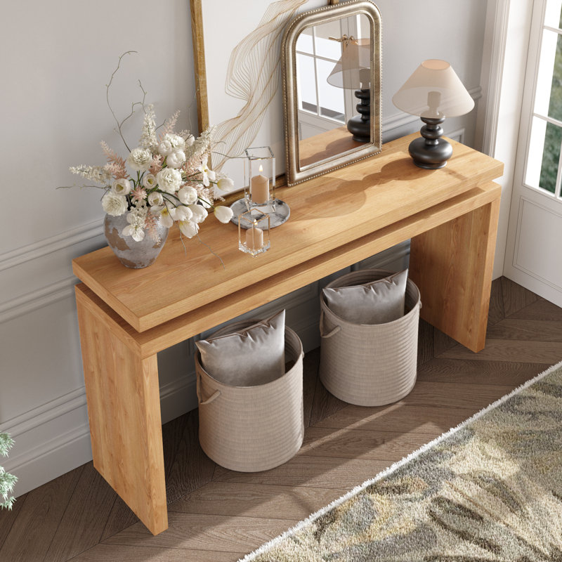 Console Farmhouse, Marron antique